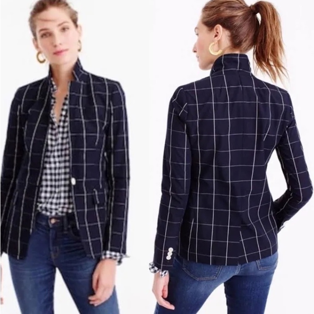 J.Crew Regent Blazer, Windowpane 00